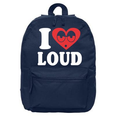 I Love Loud 16 in Basic Backpack