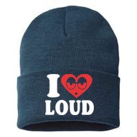 I Love Loud Sustainable Knit Beanie