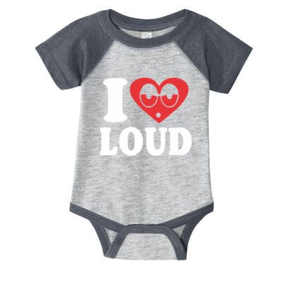 I Love Loud Infant Baby Jersey Bodysuit