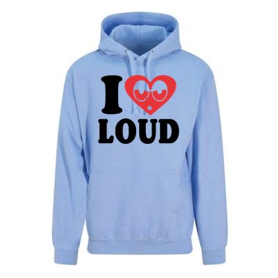 I Love Loud Unisex Surf Hoodie