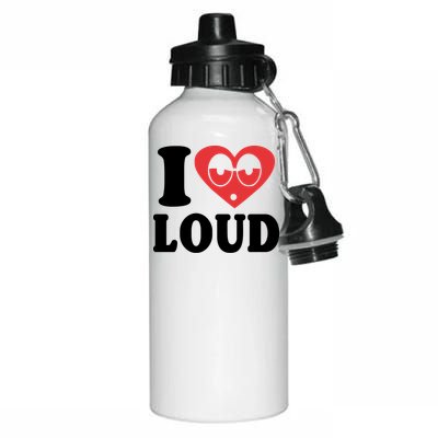 I Love Loud Aluminum Water Bottle