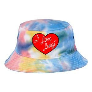 I Love Luigi Mangione Lucy Red Heart Tie Dye Newport Bucket Hat