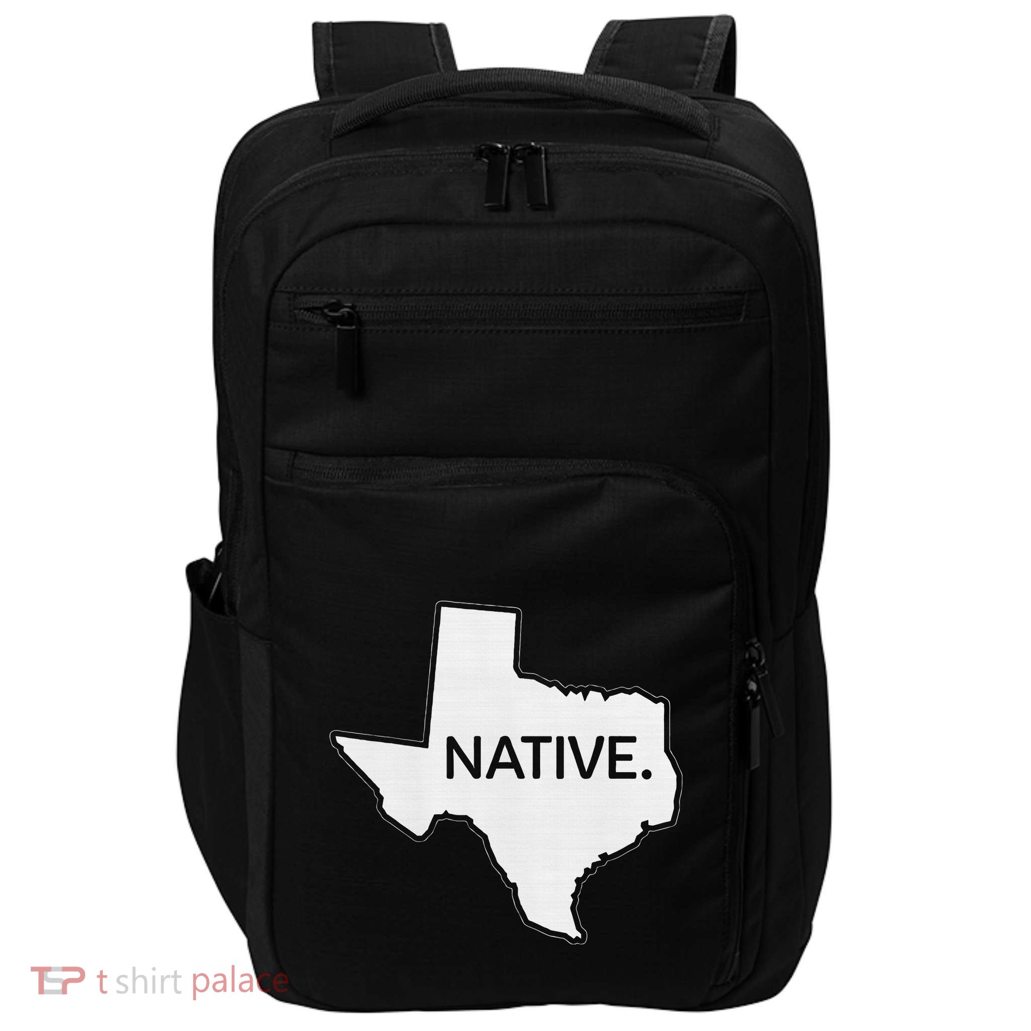 I Love Lone Star State Texas Native Impact Tech Backpack