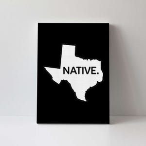 I Love Lone Star State Texas Native Canvas