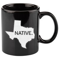 I Love Lone Star State Texas Native 11oz C Handle Ceramic Mug