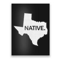 I Love Lone Star State Texas Native Poster