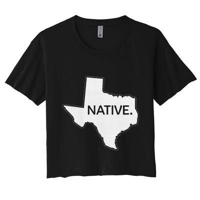 I Love Lone Star State Texas Native Crop Top