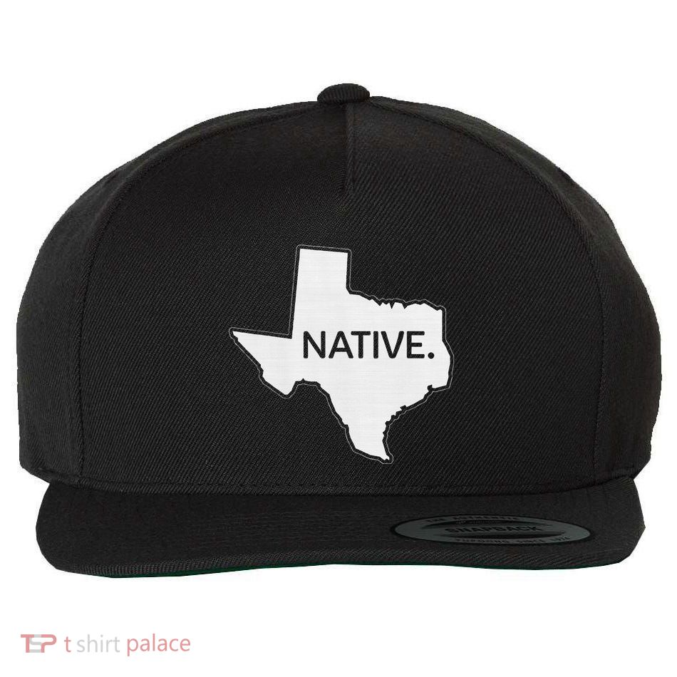 I Love Lone Star State Texas Native Wool Snapback Cap