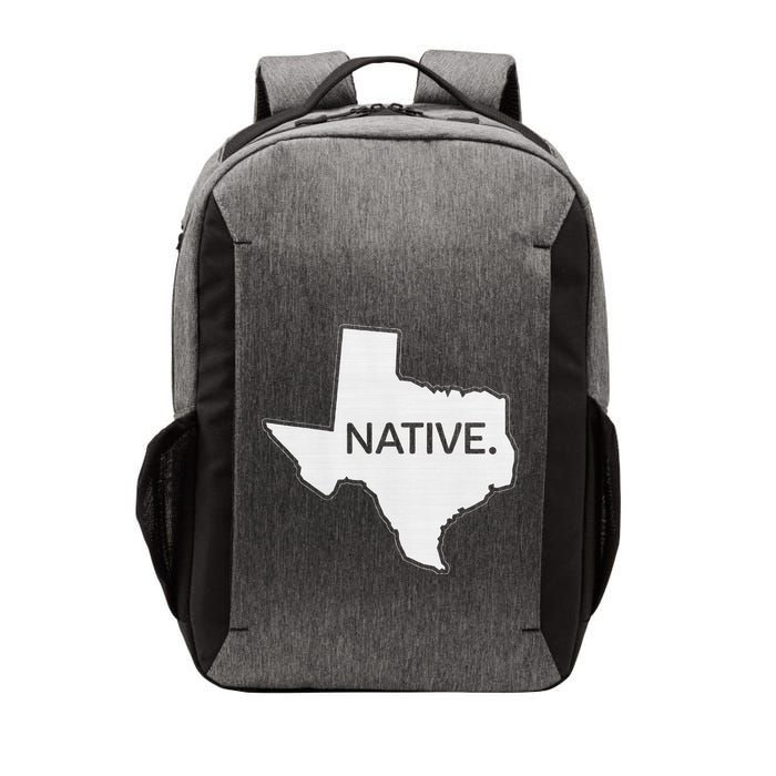 I Love Lone Star State Texas Native Vector Backpack