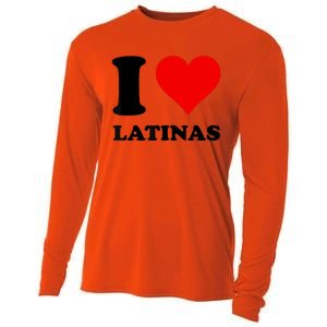 I Love Latinas Cooling Performance Long Sleeve Crew