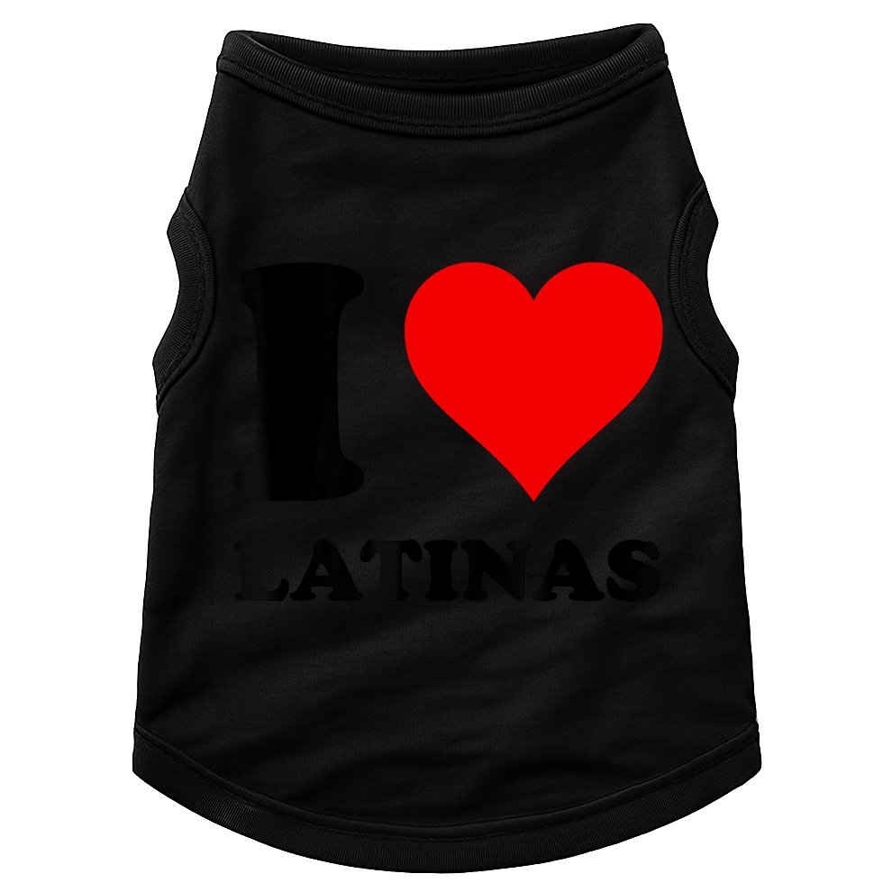 I Love Latinas Doggie Tank