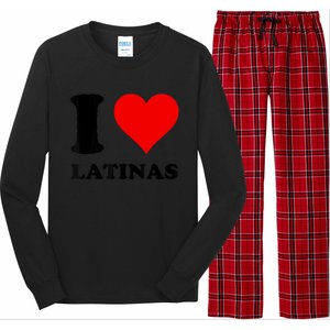 I Love Latinas Long Sleeve Pajama Set