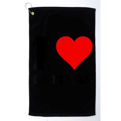 I Love Latinas Golf Towel