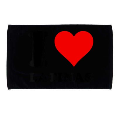 I Love Latinas Microfiber Hand Towel