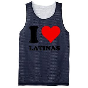 I Love Latinas Mesh Reversible Basketball Jersey Tank