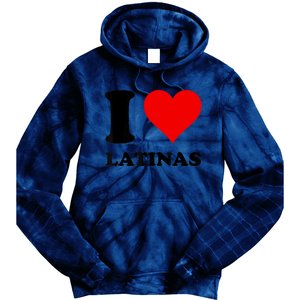 I Love Latinas Tie Dye Hoodie