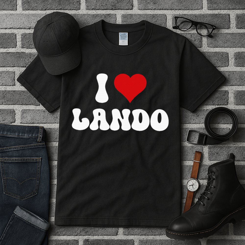 I Love Lando I Heart Lando Valentine's Day Tall T-Shirt