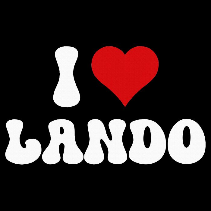 I Love Lando I Heart Lando Valentine's Day Tall T-Shirt