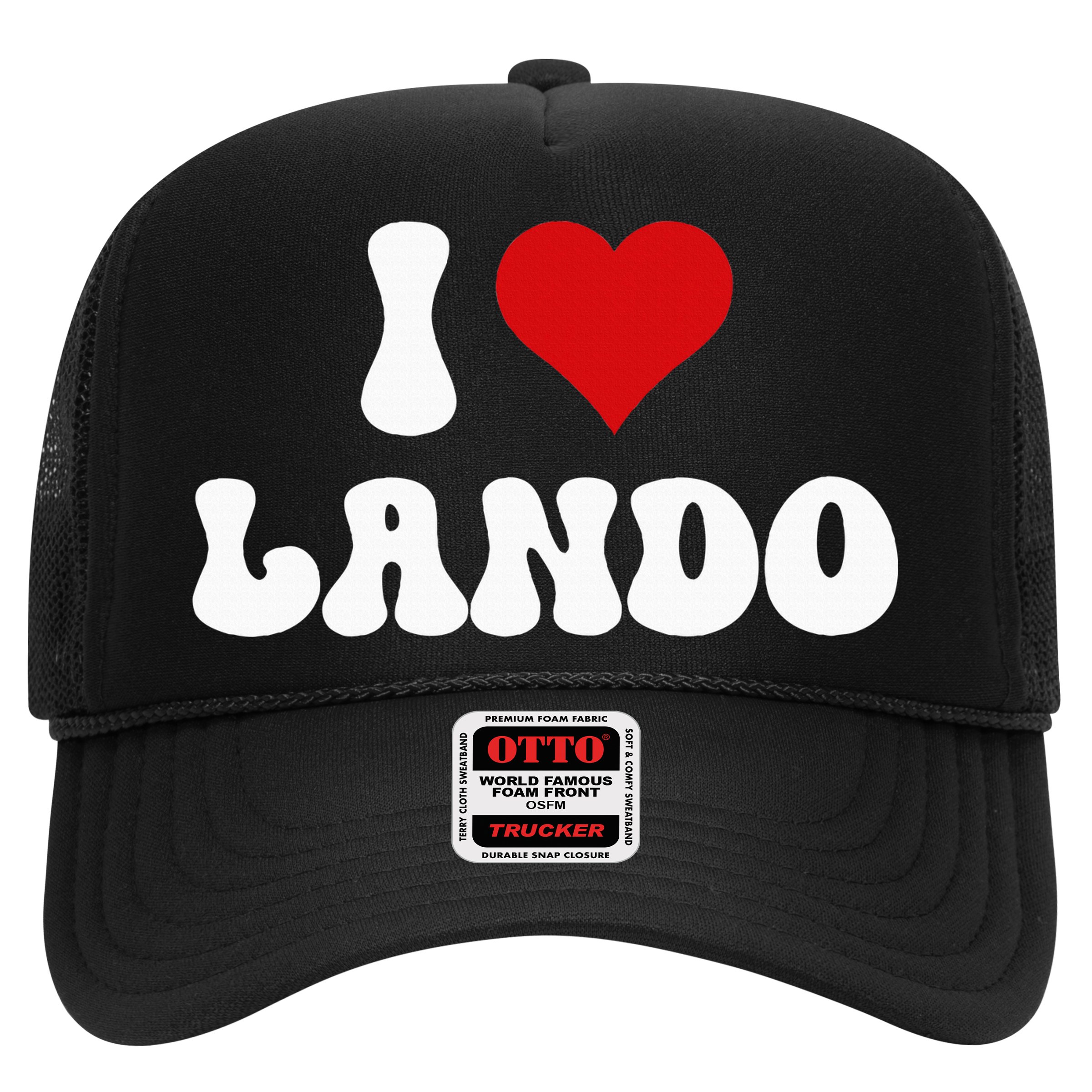 I Love Lando I Heart Lando Valentine's Day Hat