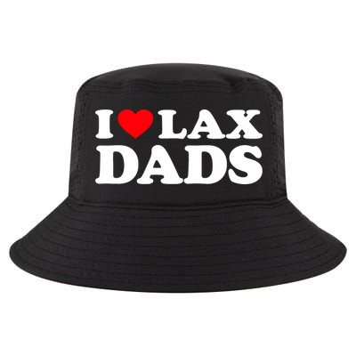 I Love Lax Dads I Heart Lax Dads Cool Comfort Performance Bucket Hat