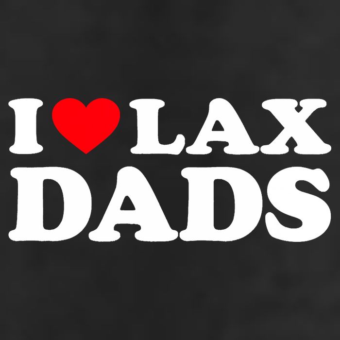 I Love Lax Dads I Heart Lax Dads Golf Towel