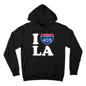 I Love La 405 Freeway Los Angeles Hoodie