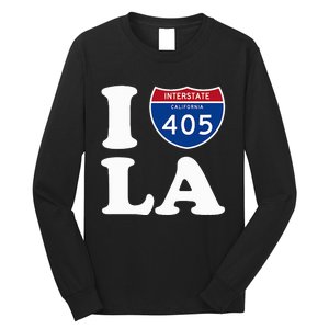 I Love La 405 Freeway Los Angeles Long Sleeve Shirt