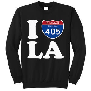 I Love La 405 Freeway Los Angeles Sweatshirt