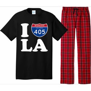 I Love La 405 Freeway Los Angeles Pajama Set