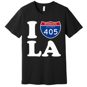 I Love La 405 Freeway Los Angeles Premium T-Shirt