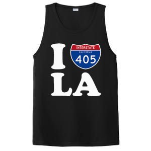 I Love La 405 Freeway Los Angeles PosiCharge Competitor Tank