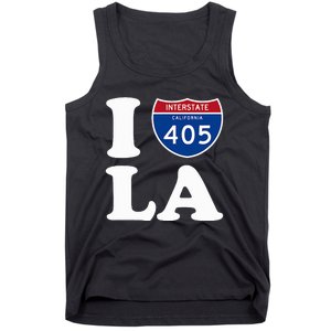 I Love La 405 Freeway Los Angeles Tank Top