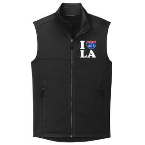 I Love La 405 Freeway Los Angeles Collective Smooth Fleece Vest