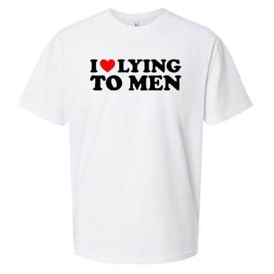 I Love Lying To M.E.N Sueded Cloud Jersey T-Shirt