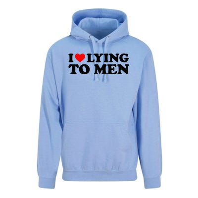 I Love Lying To M.E.N Unisex Surf Hoodie