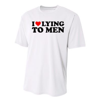 I Love Lying To M.E.N Performance Sprint T-Shirt