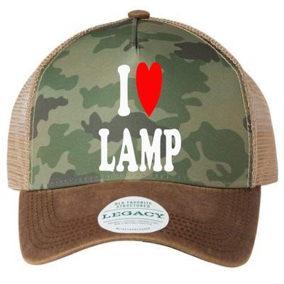 I Love Lamp Funny Light Shade Lampshade Candle Lantern Moth Legacy Tie Dye Trucker Hat