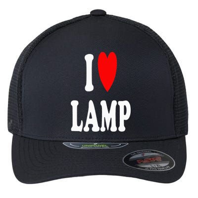 I Love Lamp Funny Light Shade Lampshade Candle Lantern Moth Flexfit Unipanel Trucker Cap