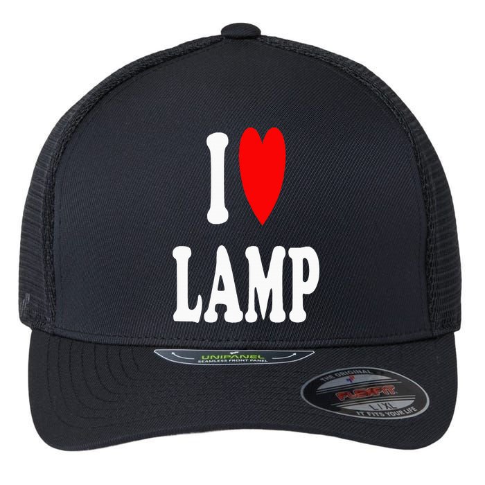 I Love Lamp Funny Light Shade Lampshade Candle Lantern Moth Flexfit Unipanel Trucker Cap