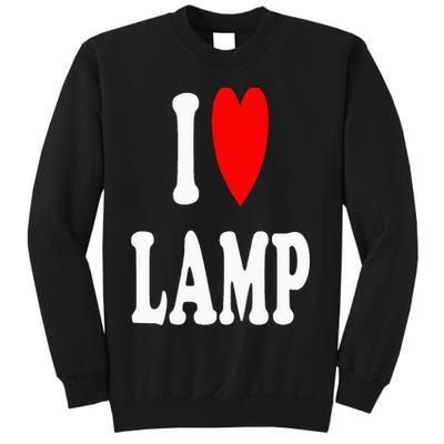 I Love Lamp Funny Light Shade Lampshade Candle Lantern Moth Sweatshirt