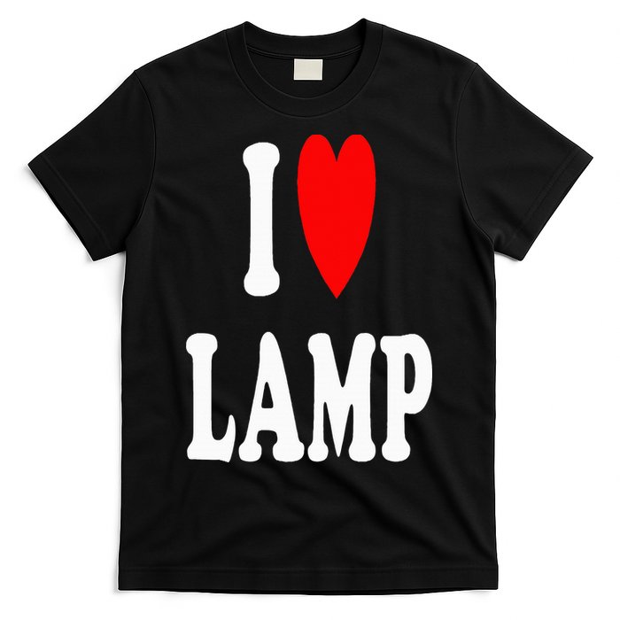 I Love Lamp Funny Light Shade Lampshade Candle Lantern Moth T-Shirt