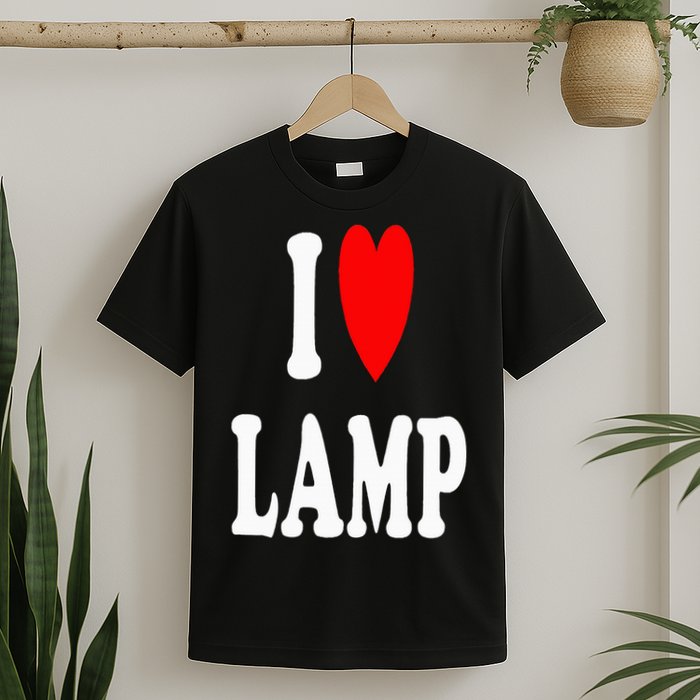 I Love Lamp Funny Light Shade Lampshade Candle Lantern Moth T-Shirt