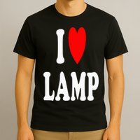 I Love Lamp Funny Light Shade Lampshade Candle Lantern Moth T-Shirt