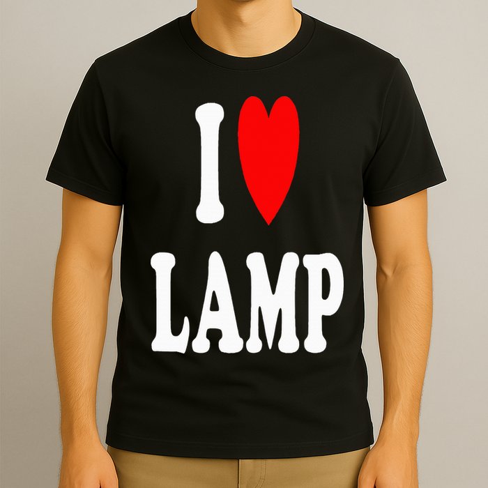 I Love Lamp Funny Light Shade Lampshade Candle Lantern Moth T-Shirt