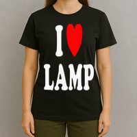 I Love Lamp Funny Light Shade Lampshade Candle Lantern Moth T-Shirt