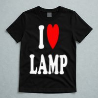 I Love Lamp Funny Light Shade Lampshade Candle Lantern Moth T-Shirt