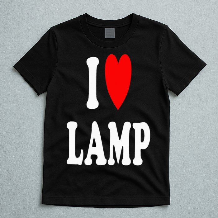 I Love Lamp Funny Light Shade Lampshade Candle Lantern Moth T-Shirt