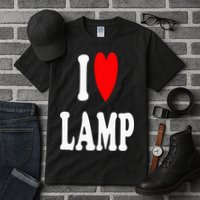 I Love Lamp Funny Light Shade Lampshade Candle Lantern Moth Tall T-Shirt