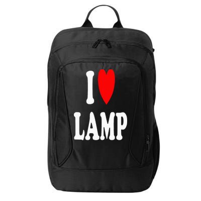 I Love Lamp Funny Light Shade Lampshade Candle Lantern Moth City Backpack