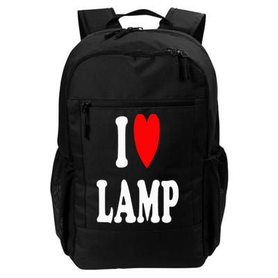 I Love Lamp Funny Light Shade Lampshade Candle Lantern Moth Backpack